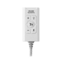 Miniatura 3 de TARJETA DE SONIDO USB 7.1  MARS GAMING MSC2 WHITE SONIDO PROFESIONAL CONEXION JACK 3.5mm Y PUERTO USB