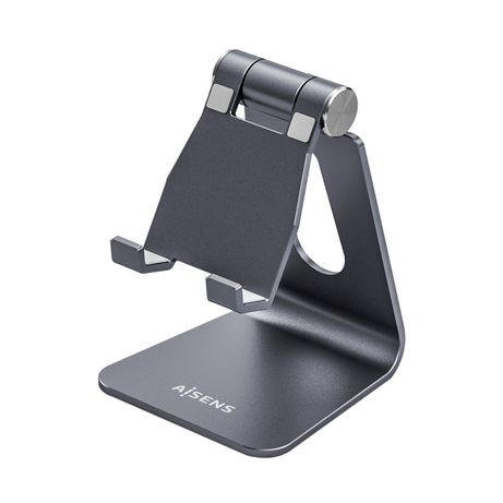 AISENS Soporte De Sobremesa Tamaño M Ajustable (1 Pivote) Para Movil / Tablet, Gris - Imagen 2 de 8 AISENS Soporte De Sobremesa Tamaño M Ajustable (1 Pivote) Para Movil / Tablet, Gris - Imagen 2 de 8