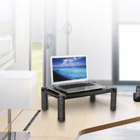 Miniatura 5 de AISENS Soporte Elevador XL Para Monitor/Portátil, Negro