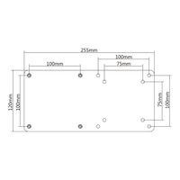 Miniatura 5 de SOPORTE VESA AISENS PARA MINI PC NUC BAREBONE COMPATIBLE CON ESTANDARD 75X75 Y 100X100 ACERO Y ALUMINIO NEGRO MPC01-055