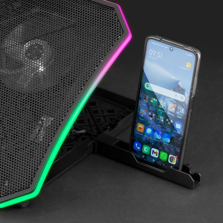 MARS GAMING Base Refrig. portatil 19 +sopor movil - Imagen 6 de 8 MARS GAMING Base Refrig. portatil 19 +sopor movil - Imagen 6 de 8
