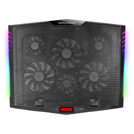 BASE DE REFRIGERACION PARA PORTATILES MARS GAMING CON SOPORTE ADICIONAL DE MOVIL/TABLET PARA PORTATIL HASTA 17" ILUMINACION RGB - Imagen 4 de 7 BASE DE REFRIGERACION PARA PORTATILES MARS GAMING CON SOPORTE ADICIONAL DE MOVIL/TABLET PARA PORTATIL HASTA 17" ILUMINACION RGB - Imagen 4 de 7