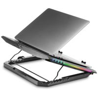 Miniatura 5 de BASE DE REFRIGERACION PARA PORTATILES MARS GAMING CON SOPORTE ADICIONAL DE MOVIL/TABLET PARA PORTATIL HASTA 17" ILUMINACION RGB