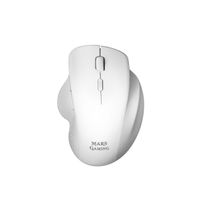 Miniatura 2 de MOUSE WIRELESS MARS GAMING MMWERGO WHITE 3200DPI SWITCHES MECANICOS KAILH DISEÑO ERGONOMICO DIEST