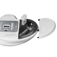 Miniatura 6 de MOUSE WIRELESS MARS GAMING MMWERGO WHITE 3200DPI SWITCHES MECANICOS KAILH DISEÑO ERGONOMICO DIEST