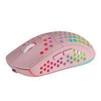 Miniatura 5 de MOUSE INALAMBRICO MARS GAMING MMW3 PINK USB 2.4G BATERIA RECARGABLE 3200DPI ULTRALIGERO HIVE ILUMINACION RGB FLOW