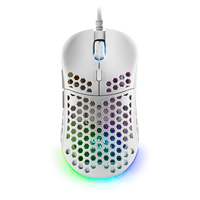 Miniatura 1 de Mars Gaming Raton Gaming ligero RGB blanco