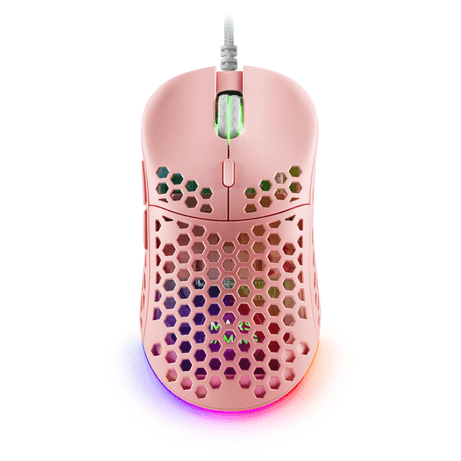 MOUSE MARS GAMING MM55P DISE??O HIVE PINK 12800dpi A825PRO SWITCH HUANO SUPERFICIE PERFORADA ILUMI - Imagen 1 de 8 MOUSE MARS GAMING MM55P DISE??O HIVE PINK 12800dpi A825PRO SWITCH HUANO SUPERFICIE PERFORADA ILUMI - Imagen 1 de 8