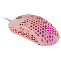 Miniatura 3 de MOUSE MARS GAMING MM55P DISE??O HIVE PINK 12800dpi A825PRO SWITCH HUANO SUPERFICIE PERFORADA ILUMI