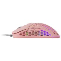 Miniatura 5 de MOUSE MARS GAMING MM55P DISE??O HIVE PINK 12800dpi A825PRO SWITCH HUANO SUPERFICIE PERFORADA ILUMI
