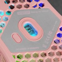 Miniatura 7 de MOUSE MARS GAMING MM55P DISE??O HIVE PINK 12800dpi A825PRO SWITCH HUANO SUPERFICIE PERFORADA ILUMI