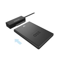 Miniatura 4 de AISENS Adaptador ASE-35C02B SATA a USB-C USB 3.0/USB3.1 GEN1 para Discos Duros 2.5?” y 3.5?” con A