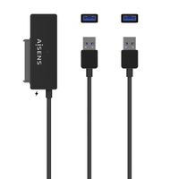 Miniatura 6 de AISENS Adaptador ASE-35C02B SATA a USB-C USB 3.0/USB3.1 GEN1 para Discos Duros 2.5?” y 3.5?” con A