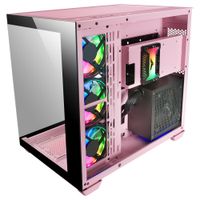 Miniatura 3 de CAJA TORRE E-ATX MARS GAMING MCV4 PINK XXL PREMIUM CUSTOM DOBLE VENTANA DE CRISTAL TEMPLADO CONTINUO SIN FUENTE DE ALIMENTACION