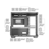 Miniatura 7 de CAJA TORRE E-ATX MARS GAMING MCV4 PINK XXL PREMIUM CUSTOM DOBLE VENTANA DE CRISTAL TEMPLADO CONTINUO SIN FUENTE DE ALIMENTACION