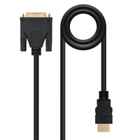 Miniatura 1 de Nanocable - CABLE DVI A HDMI, DVI18+1/M-HDMI A/M, 3 M