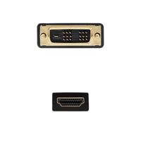 Miniatura 4 de Nanocable - CABLE DVI A HDMI, DVI18+1/M-HDMI A/M, 3 M