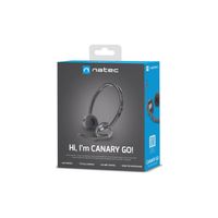 Miniatura 7 de AURICULARES NATEC CANARY GO CON MICROFONO NEGRO