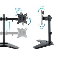 Miniatura 3 de SOPORTE MESA MONITOR/TV TOOQ DB1702TN-B 17´´/32´´ MAX.9KG NEGRO 2 BRAZOS