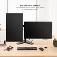 Miniatura 8 de SOPORTE MESA MONITOR/TV TOOQ DB1702TN-B 17´´/32´´ MAX.9KG NEGRO 2 BRAZOS