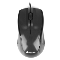 Miniatura 1 de MOUSE NGS BLACK MIST OPTICO CON CABLE