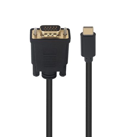 Ewent Cable Conversión USB-C / VGA, 1,8m - Imagen 3 de 4 Ewent Cable Conversión USB-C / VGA, 1,8m - Imagen 3 de 4