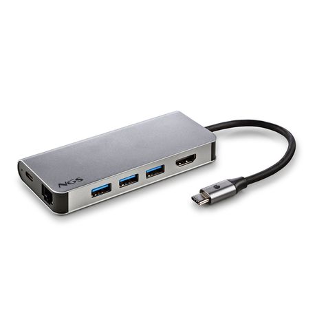 NGS Adaptador multipuerto USB-C 8 EN 1 - Imagen 3 de 6 NGS Adaptador multipuerto USB-C 8 EN 1 - Imagen 3 de 6