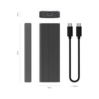 Miniatura 4 de AISENS - CAJA EXTERNA M.2 (NGFF) ASM2-023GR NVMe A USB3.2 GEN2, GRIS