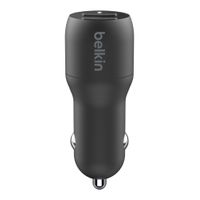 Miniatura 4 de CARGADOR DE COCHE BELKIN CCD001BT1MBK DOBLE USB-A 24W + CABLE USB A LIGHTNING 1M NEGRO