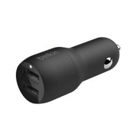 Miniatura 6 de CARGADOR DE COCHE BELKIN CCD001BT1MBK DOBLE USB-A 24W + CABLE USB A LIGHTNING 1M NEGRO