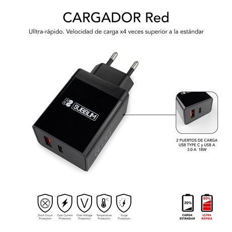 SMART CHARGER PD25W+QC3.0+C TO C/LIGHTNING CABLE B - Imagen 4 de 7 SMART CHARGER PD25W+QC3.0+C TO C/LIGHTNING CABLE B - Imagen 4 de 7