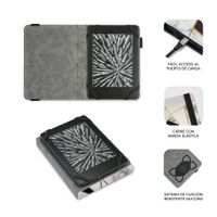 Miniatura 3 de FUNDA LIBRO ELECTRONICO CLEVER EBOOK CASE 6 MARMOL NEGRO