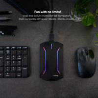 Miniatura 6 de Tooq TQE-2599RGB Caja 2.5 USB 3.1Gen1 LED Colores