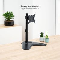 Miniatura 6 de SOPORTE MESA MONITOR/TV TOOQ DB1701TN-B 17´´/32´´ MAX.9KG NEGRO 1 BRAZO