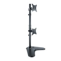 Miniatura 2 de SOPORTE MESA MONITOR/TV TOOQ DB1703TNV-B 17´´/32´´ MAX.9KG NEGRO 2 BRAZOS VERTICALES