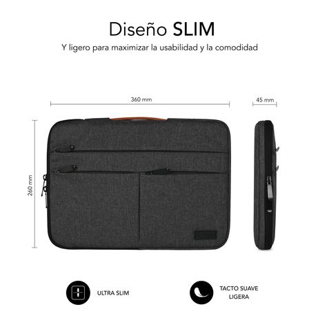 AIR PADDING 360 SLEEVE 13,3-14" DARK GREY - Imagen 7 de 8 AIR PADDING 360 SLEEVE 13,3-14" DARK GREY - Imagen 7 de 8