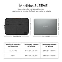 Miniatura 8 de AIR PADDING 360 SLEEVE 13,3-14" DARK GREY