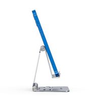 Miniatura 3 de AISENS Soporte De Sobremesa Tamaño M Ajustable (2 Pivotes) Para Movil / Tablet, Plata