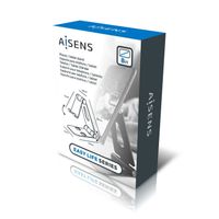Miniatura 7 de AISENS Soporte De Sobremesa Tamaño M Ajustable (2 Pivotes) Para Movil / Tablet, Plata