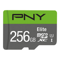 Miniatura 1 de MEMORIA SD MICRO 256GB  PNY Elite microSDHC UHS-I Clase 10 100Mb/S + ADAPTADOR SD P-SDU256V11100EL-GE