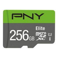 Miniatura 2 de MEMORIA SD MICRO 256GB  PNY Elite microSDHC UHS-I Clase 10 100Mb/S + ADAPTADOR SD P-SDU256V11100EL-GE