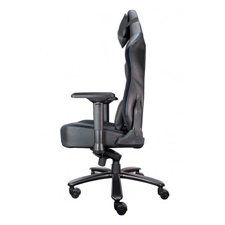 SILLA GAMER TALIUS MAMUT NEGRA/AZUL 4D, FROG, BASE METAL, RUEDAS NYLON, SOPORTA HASTA 170KG - Imagen 3 de 8 SILLA GAMER TALIUS MAMUT NEGRA/AZUL 4D, FROG, BASE METAL, RUEDAS NYLON, SOPORTA HASTA 170KG - Imagen 3 de 8