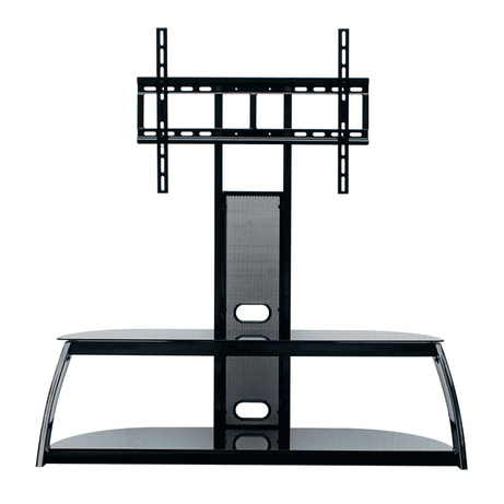 MESA CON SOPORTE APPROX PARA TV DE 30-63" BALDAS DE CRISTAL TEMPLADO 5mm CONJUNTO EN COLOR NEGRO 1118x508x1372mm - Imagen 1 de 3 MESA CON SOPORTE APPROX PARA TV DE 30-63" BALDAS DE CRISTAL TEMPLADO 5mm CONJUNTO EN COLOR NEGRO 1118x508x1372mm - Imagen 1 de 3