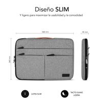 Miniatura 7 de AIR PADDING 360 SLEEVE 13,3-14" LIGHT GREY