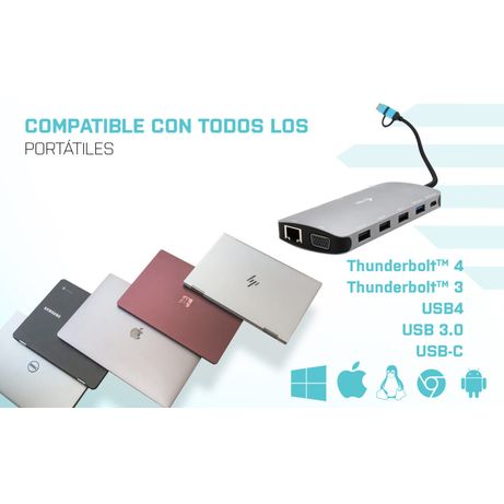 I-TEC USB 3.0 3X LCD NANO DOCK USB 3.0 USB-C/TB3 LAN PD 10 0W - Imagen 5 de 12 I-TEC USB 3.0 3X LCD NANO DOCK USB 3.0 USB-C/TB3 LAN PD 10 0W - Imagen 5 de 12