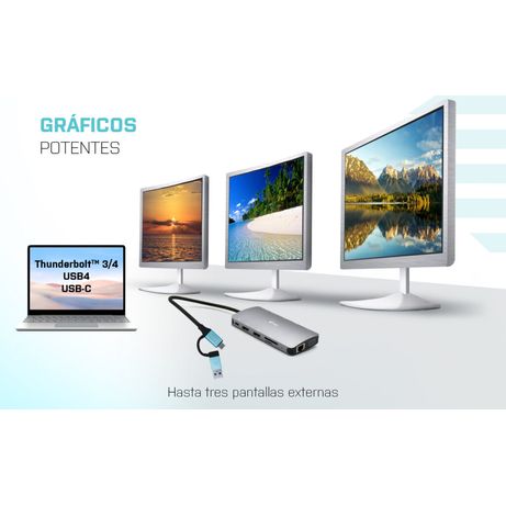 I-TEC USB 3.0 3X LCD NANO DOCK USB 3.0 USB-C/TB3 LAN PD 10 0W - Imagen 6 de 12 I-TEC USB 3.0 3X LCD NANO DOCK USB 3.0 USB-C/TB3 LAN PD 10 0W - Imagen 6 de 12