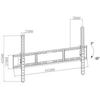 Miniatura 8 de SOPORTE NEDIS TVWM1151BK 37-70 PARED