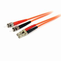 Miniatura 2 de Cable Adaptador de Red de 2m Multimodo Duplex Fibra optica LC-ST 62 5/