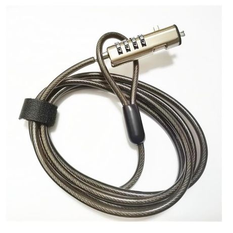 CABLE SEGURIDAD PARA PORTATIL NILOX COMBINACION CONEXION NANO 1,9M - Imagen 4 de 5 CABLE SEGURIDAD PARA PORTATIL NILOX COMBINACION CONEXION NANO 1,9M - Imagen 4 de 5