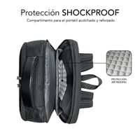 Miniatura 6 de MOCHILA PORTATIL 16´´ SUBBLIM NEGRA